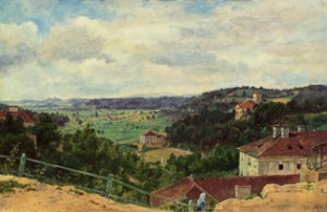 Blick Von Mödling Gegen Gumpoldskirchen Und Baden by Jakob ALT