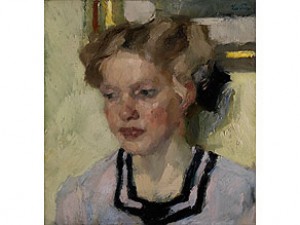 Portrait Mina Hasch by Leo PUTZ