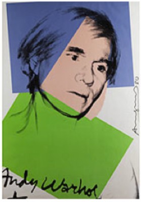 Selbstportrait by Andy WARHOL