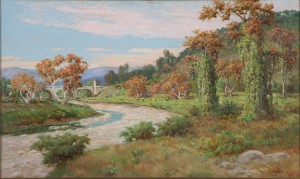 Arroyo Seco With Bridge by William Lees JUDSON