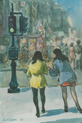 2 Girls In The Village by Clyde SINGER