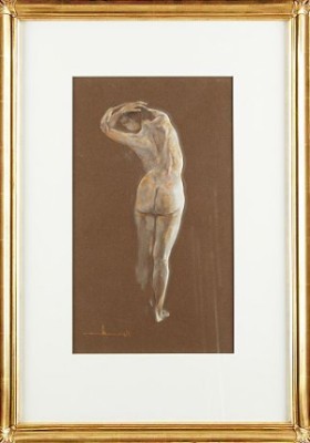 Modellstudie by Mikio WATANABE - auction artwork with signature