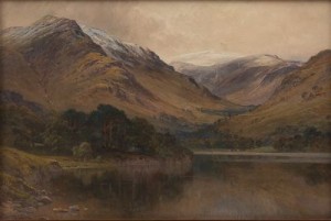 The First Snow - Ullswater- 1887 by Harold Sutton PALMER