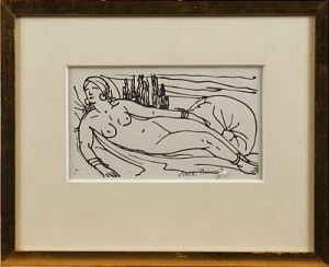 Liggande Modell by Emile Henri BERNARD