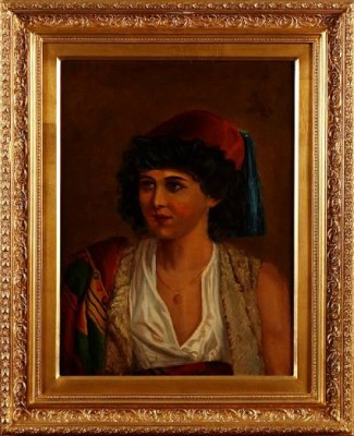 Orientalisk Flicka by UROLLI - auction artwork with signature