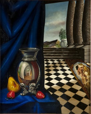 ''when Once We Dwelt In Marble Halls'', Tromp L'oeil Painting by Stanley Maxwell BRICE