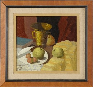 Stilleben Med Mortel O Frukt by Kurt JORN - auction artwork with signature