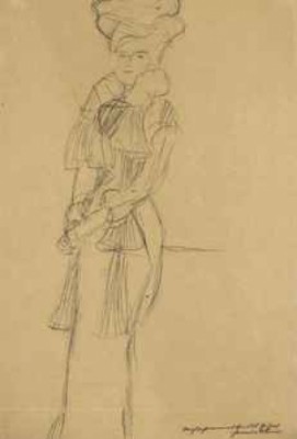 Bildnis Marie Henneberg by Gustav KLIMT