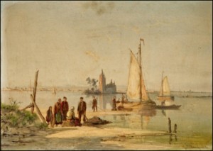 On The Scheldt by William Raymond DOMMERSEN