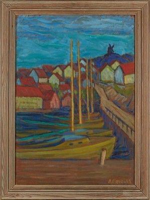 Hamnmotiv by Agnes CLEVE