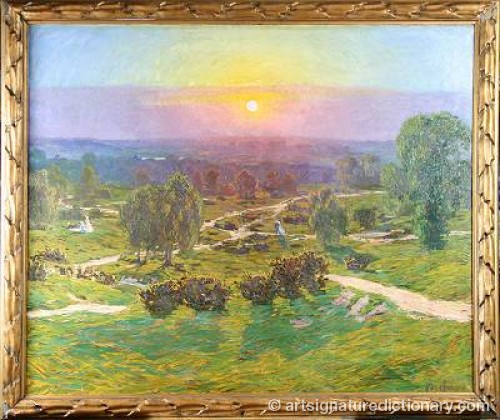 Usikt Från Goldess Hill (hampstead Heath) by Elis ÅSLUND