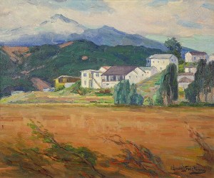 Mount Tamalpais by Edward FRISTROM - auction artwork with signature