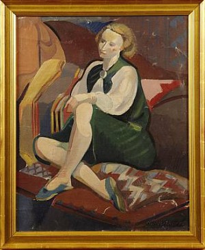 Modell by Nicolas POLIAKOFF - auction artwork with signature