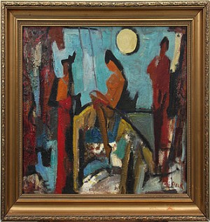 Kvinnofigurer by Wojciech FLECK - auction artwork with signature