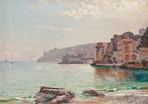 A Coastal Town by Aukusti UOTILA