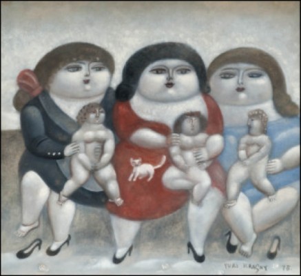 Three Sisters by Yuri Mihailovich KRASNY