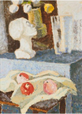 Stilleben Med Staty by Agnes CLEVE