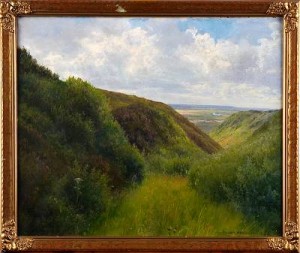 Landskap by Peder Jacob Marius KNUDSEN