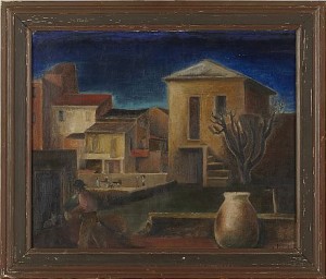 Sydländskt Bymotiv by Ernst SÖDERBERG