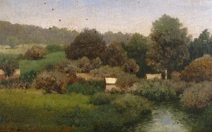 Rural Landscape, N.d. by Henry Pember SMITH - auction artwork with signature