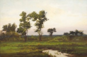 Sunset by C. S. DORION - auction artwork with signature