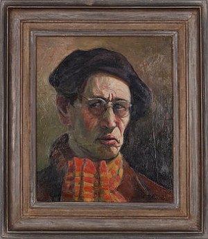 Självporträtt by Armas RAUNIO - auction artwork with signature