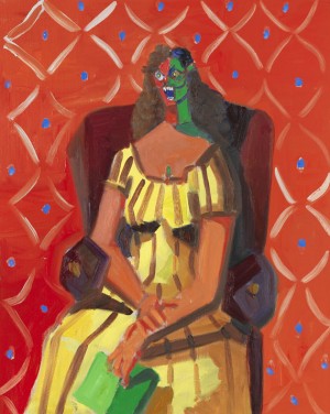 Multicoloured Woman by George CONDO