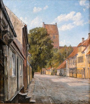 Street Scene by Ole RING
