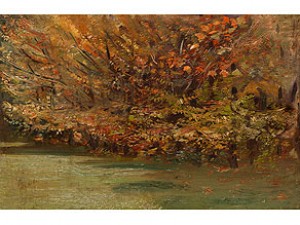 Herbstliche Landschaft by Giuseppe De NITTIS