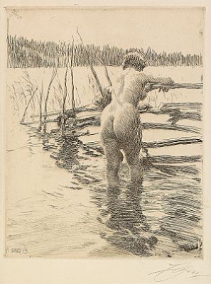 Gärdesgård by Anders ZORN
