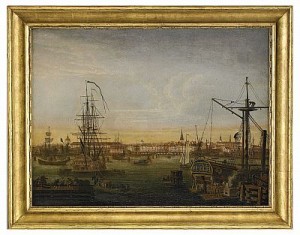 Utsikt Från Galärvalvet Mot Skeppsholmen Och Gamla Stan by Richard HELIN