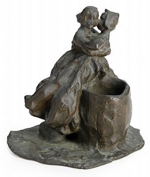 Par Vid Brunnen - Ur En Serie Av Nio Peppar- Och Saltkar by Carl MILLES