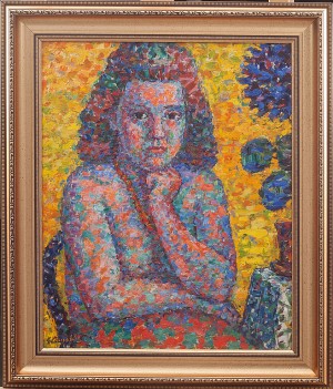 Sittande Kvinna by Gustaf ARNOLDS