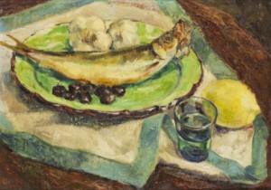 Nature Morte Au Poisson by Georges Anatolievich POGEDAIEFF