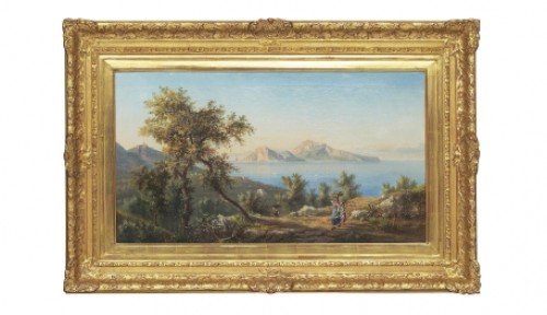 Vy över Neapelbukten by Achille SOLARI - auction artwork with signature