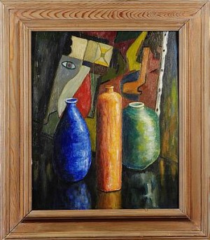 Stilleben Med Keramik by G. HULTMAN - auction artwork with signature