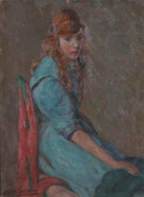 Portrait De Jeune Fille by Yasushi TANAKA