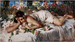 Liegendes Mädchen by Vincenzo IROLLI