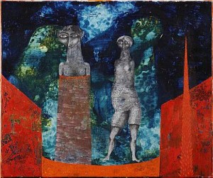 Komposition Med Figurer by Gerald STEFFE