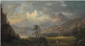The Scout At Twin Peaks Colorado by John Franklin WALDO
