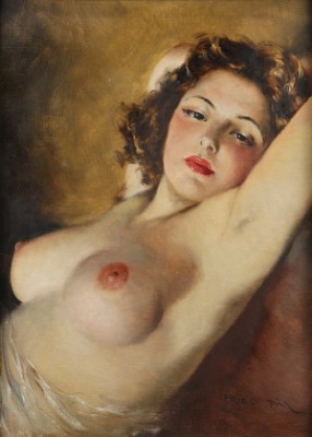 Reclinding Nude by Pal FRIED
