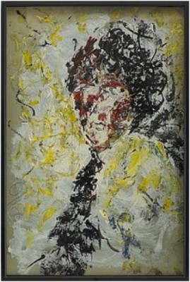 Portrait Of A Diplomatic Wife In Moscow by Anatolii Timofeevich ‘Az’ ZVEREV