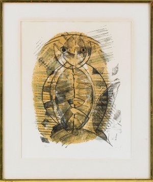 Hibou-arlequin by Max ERNST