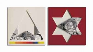 Gagarin, Star, Triangle by Joe TILSON