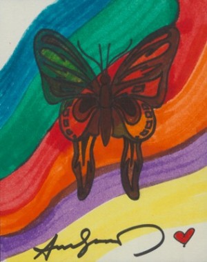 Butterfly by Andy WARHOL