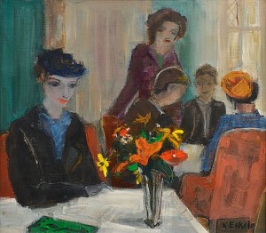 In The Coffee Shop by Kalle ESKOLA