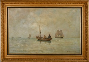 Marinmotiv by Knut FÄGERSKÖLD - auction artwork with signature