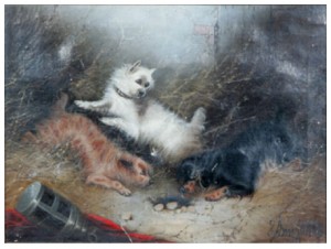 Hundar Jagar Råtta by Edward ARMFIELD