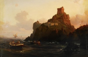 Solnedgång by Vilhelm MELBYE