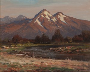 Teton Sunrise by Robert William WOOD